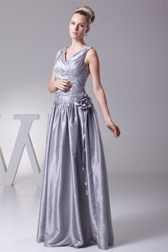Beading Taffeta Floor-Length Long Prom/Formal Evening Dresses 02020104 Beading Taffeta Floor-Length Long Prom/Formal Evening Dresses 02020104