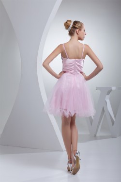 Beading Lace Silk like Satin Fine Netting Prom/Formal Evening Dresses 02021045