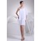 Beading Short/Mini Chiffon Little White Dresses 02021049