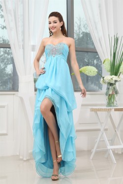 Beading Sweetheart Sleeveless Asymmetrical Prom/Formal Evening Dresses 02021058