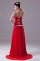 Brush Sweep Train A-Line Beading Deep V-Neck Long Red Prom/Formal Evening Dresses 02020106 Brush Sweep Train A-Line Beading Deep V-Neck Long Red Prom/Formal Evening Dresses 02020106