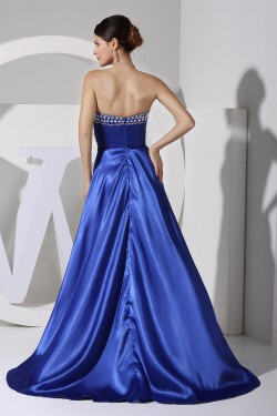 Brush Sweep Train Sweetheart A-Line Sleeveless Prom/Formal Evening Dresses 02021063