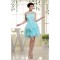 Charming Satin Netting Material One-Shoulder A-Line Homecoming Cocktail Party Dresses 02021068