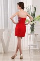 Chiffon Silk like Satin Short/Mini Ruffles Prom Evening Party Dresses 02021075 Chiffon Silk like Satin Short/Mini Ruffles Prom Evening Party Dresses 02021075