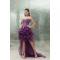 High Low Beading Satin Organza Sleeveless A-Line Homecoming Cocktail Party Dresses 02021078