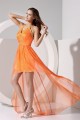 Lace A-Line Sleeveless Chiffon Elastic Silk like Satin Homecoming Dresses 02021093 Lace A-Line Sleeveless Chiffon Elastic Silk like Satin Homecoming Dresses 02021093