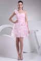 One-Shoulder A-Line Short/Mini Ruffles Prom/Formal Evening Dresses 02021098