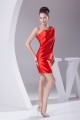 One-Shoulder Sheath/Column Sleeveless Short/Mini Prom/Formal Evening Dresses 02021101