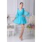 Ruffles Chiffon Silk like Satin Short/Mini Prom/Formal Evening Dresses 02021111