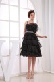 Satin Tulle Knee-Length Sleeveless A-Line Prom/Formal Evening Dresses 02021126