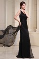 Brush Sweep Train One-Shoulder A-Line Chiffon Sequins Long Black Prom/Formal Evening Dresses 02020114 Brush Sweep Train One-Shoulder A-Line Chiffon Sequins Long Black Prom/Formal Evening Dresses 02020114