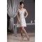 A-Line Beaded Short White Prom/Formal Evening Dresses 02021141