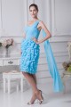 Sheath/Column One-Shoulder Chiffon Sleeveless Evening Party Dresses 02021144