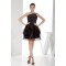 Short/Mini Beading Lace Tulle Fine Netting Little Black Dresses 02021159