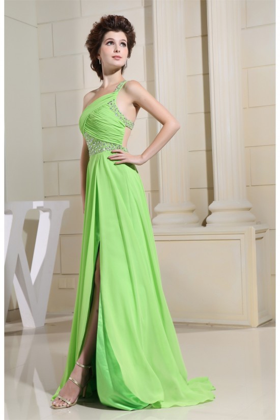 A-Line Brush Sweep Train One-Shoulder Sleeveless Long Prom Evening Bridesmaid Dresses 02020116 A-Line Brush Sweep Train One-Shoulder Sleeveless Long Prom Evening Bridesmaid Dresses 02020116