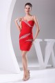 Short/Mini Chiffon Spaghetti Straps Prom/Formal Evening Dresses 02021164