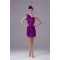 Short/Mini Elastic Woven Satin One-Shoulder Prom/Formal Evening Dresses 02021168
