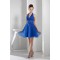 Short/Mini Halter Sleeveless Beading Organza Prom/Formal Evening Dresses 02021169