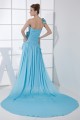 Brush Sweep Train One-Shoulder Sleeveless Long Blue Prom/Formal Evening Dresses 02020117 Brush Sweep Train One-Shoulder Sleeveless Long Blue Prom/Formal Evening Dresses 02020117