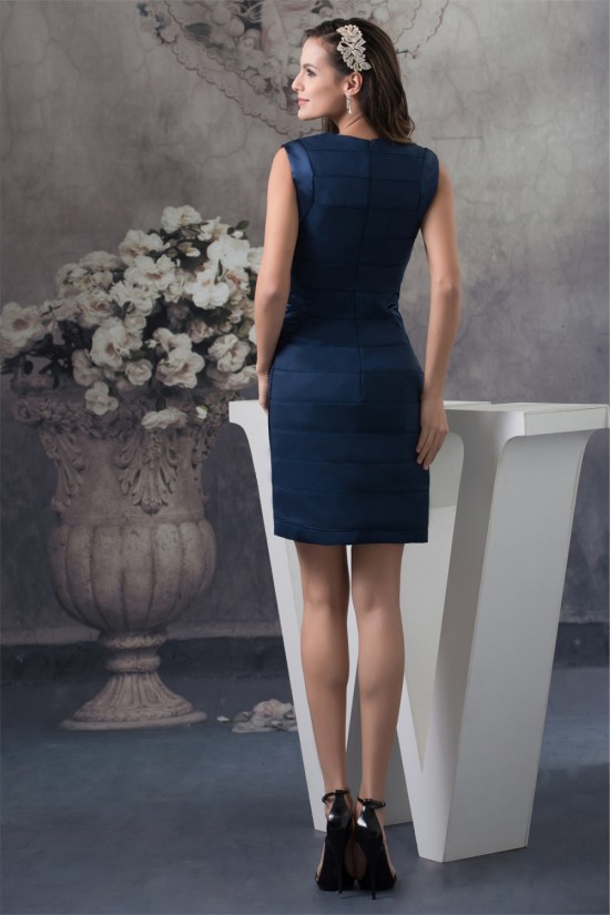 Short/Mini Joints Sleeveless Sheath/Column Bridesmaid Dresses 02021170