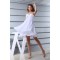Short/Mini Sleeveless Chiffon One-Shoulder White Prom/Formal Evening Dresses 02021183