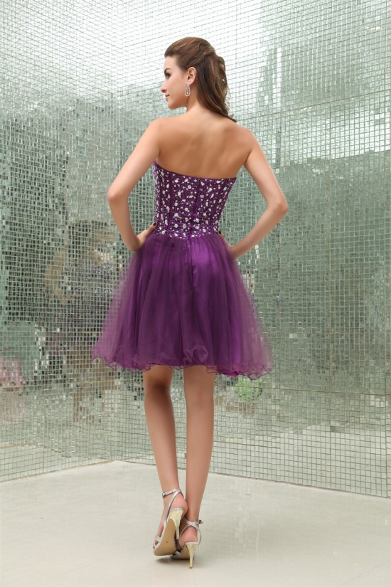 A-Line Beaded Fine Netting Sleeveless Prom/Formal Evening Dresses 02021194