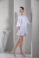 Silk like Satin Ruffles Sheath/Column Short/Mini Bridesmaid Dresses 02021196 Silk like Satin Ruffles Sheath/Column Short/Mini Bridesmaid Dresses 02021196