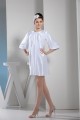 Silk like Satin Ruffles Sheath/Column Short/Mini Bridesmaid Dresses 02021196 Silk like Satin Ruffles Sheath/Column Short/Mini Bridesmaid Dresses 02021196