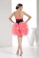 Ball Gown Strapless Lace Short/Mini Evening Party Cocktail Dresses 02021202