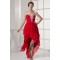 Beading Chiffon Sweetheart Short Red Prom/Formal Evening Dresses 02021204