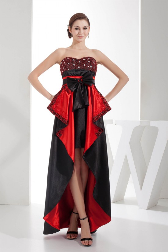 Sleeveless Beading Sweetheart Asymmetrical Prom/Formal Evening Dresses 02021207 Sleeveless Beading Sweetheart Asymmetrical Prom/Formal Evening Dresses 02021207