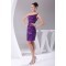 Sleeveless Purple Sequined Material One-Shoulder Evening Party Bridesmaid Dresses 02021210