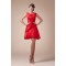 Sleeveless Ruffles Taffeta Straps Short/Mini Bridesmaid Dresses 02021215