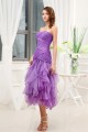 Sleeveless Satin Organza Ruffles Soft Sweetheart Prom/Formal Evening Dresses 02021218