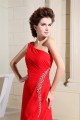 A-Line Brush Sweep Train One-Shoulder Long Red Prom Evening Bridesmaid Dresses 02020122 A-Line Brush Sweep Train One-Shoulder Long Red Prom Evening Bridesmaid Dresses 02020122