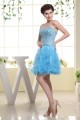 Strapless Beading A-Line Short/Mini Sleeveless Prom/Formal Evening Dresses 02021244