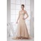 Brush Sweep Train Strapless Beading Lace and Chiffon Prom/Formal Evening Dresses 02020125
