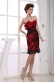 Strapless Silk like Satin Fine Netting Sleeveless Prom/Formal Evening Dresses 02021251