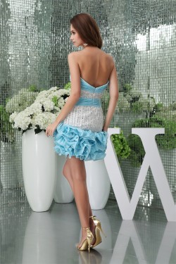 Sweetheart Chiffon Beaded Cocktail Homecoming Dresses 02021262
