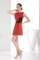 Taffeta Beading Sleeveless A-Line Short/Mini Bridesmaid Dresses 02021268