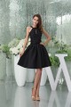 Taffeta Ruffles Knee-Length Straps Sleeveless Prom/Formal Evening Bridesmaid Dresses 02021269