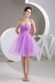 A-Line Fine Netting Sleeveless Short/Mini Prom/Formal Evening Dresses 02021278