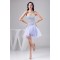A-Line Knee-Length Beading Sweetheart Fine Netting Prom/Formal Evening Dresses 02021279