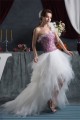 Asymmetrical High Low One-Shoulder Lace Tulle Prom/Formal Evening Dresses 02021285