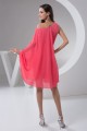 Beading Knee-Length Chiffon One-Shoulder Prom/Formal Evening Dresses 02021286 Beading Knee-Length Chiffon One-Shoulder Prom/Formal Evening Dresses 02021286