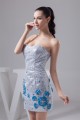 Beading Sheath/Column Sequins Silver Short Prom/Formal Evening Dresses 02021297