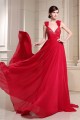 Beading V-Neck Brush Sweep Train Long Red Prom/Formal Evening Dresses 02020130 Beading V-Neck Brush Sweep Train Long Red Prom/Formal Evening Dresses 02020130