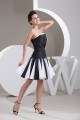 Beading Sleeveless Short/Mini Taffeta A-Line Prom/Formal Evening Dresses 02021304