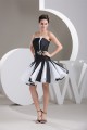 Beading Sleeveless Short/Mini Taffeta A-Line Prom/Formal Evening Dresses 02021304