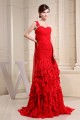 Cascading Ruffles Sweetheart Mermaid/Trumpet Long Red One-Shoulder Prom/Formal Evening Dresses 02020132 Cascading Ruffles Sweetheart Mermaid/Trumpet Long Red One-Shoulder Prom/Formal Evening Dresses 02020132
